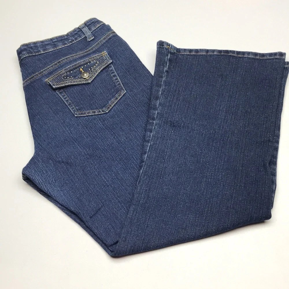 VINTAGE COS JEANS SIZE 12P STRAIGHT CUT ⭐️ - Picture 5 of 9